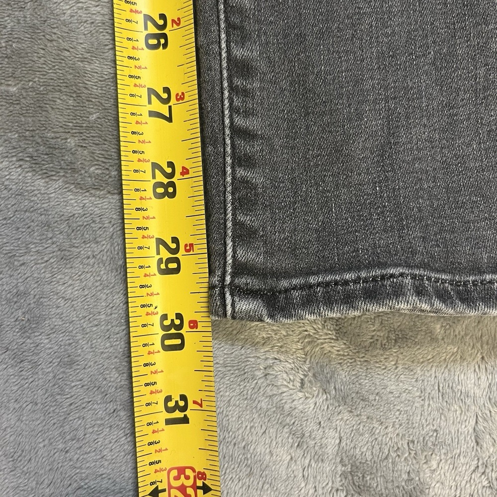 Levi's 311 Shaping Skinny Jeans Womens 26 Black Studded Side Seam Denim - Picture 4 of 10